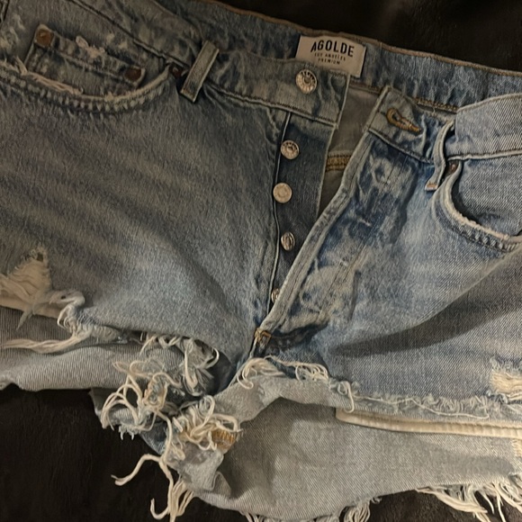 Agolde Denim Shorts - Picture 3 of 4